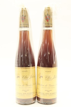 (2) 2005 Domaine Zind-Humbrecht Pinot Gris Clos Jebsal Selection des Grains Nobles, Alsace, 375ml [RP95]