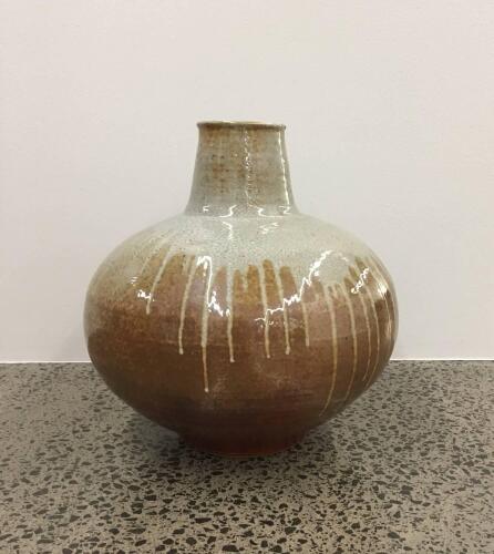 Large Saltglaze Baluster Vase