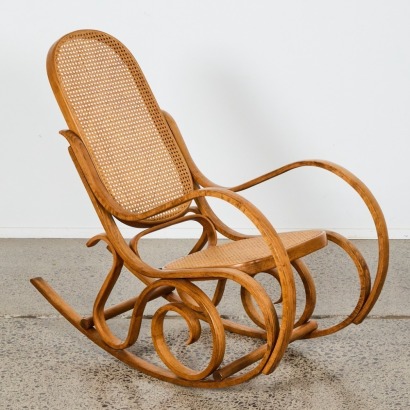 An Italian Bentwood Rocking Chair
