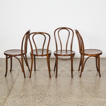 A Set of Four Thonet No18 Chairs