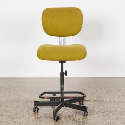 A Vintage Damba Industrial Stool