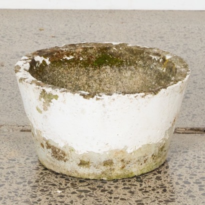 A Concrete Tub Planter