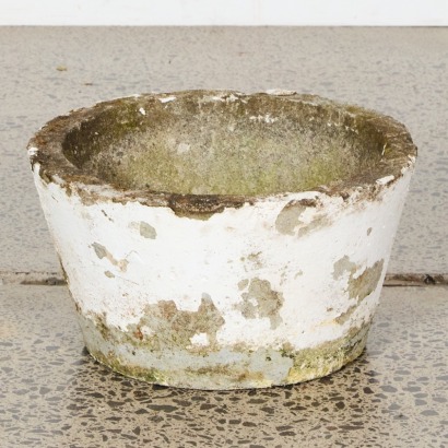 A Concrete Tub Planter