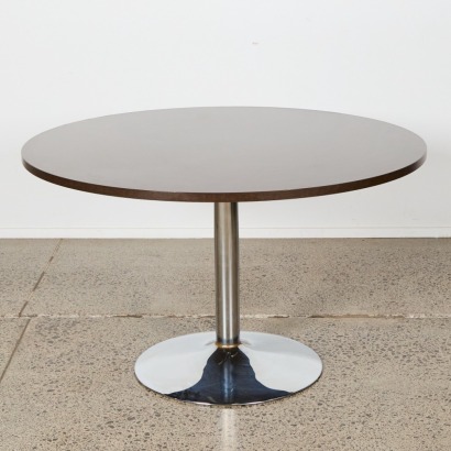 A Mid Century Chrome Tulip Dining Table