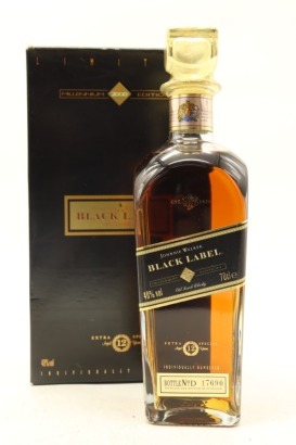 (1) Johnnie Walker Black Label Millenium Edition 12 Year Old Blended Scotch Whisky, Scotland, 40% ABV (GB)