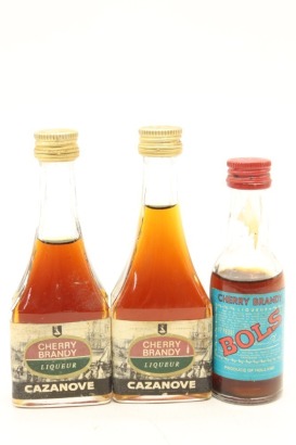 (1) Mixed Cherry Brandy Miniatures, 3 Bottles Sold as One Lot