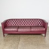 A Leather Moroso Rich Button Back Couch