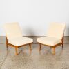 A Pair of FD172 Slipper Chairs by Peter Hvidt and Orla M0lgaard-Nielsen, Denmark, 1960s - 2