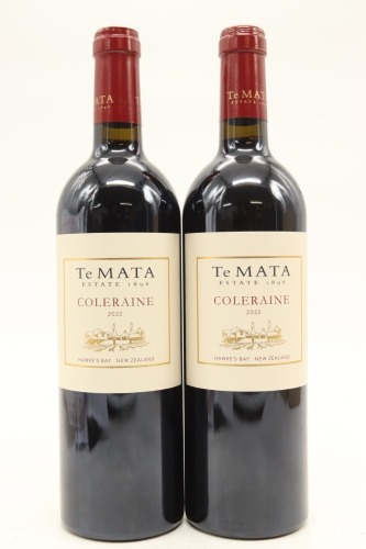 (2) 2022 Te Mata Estate Coleraine, Hawke's Bay