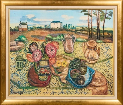 A Frances Hodgkins A Country Window Reproduction Print
