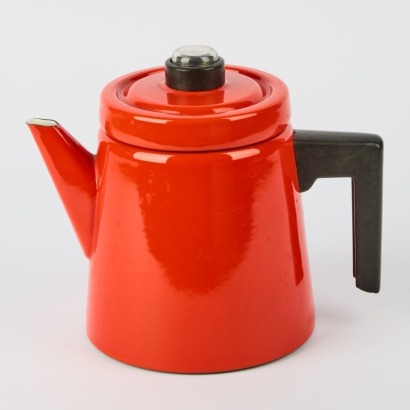 A Mid-Century Arabia Finel Finland Pehtoori Coffee Percolator by Antti Nurmesniemi