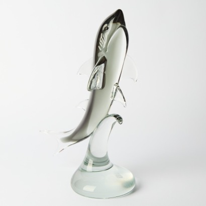 An Art Glass Shark