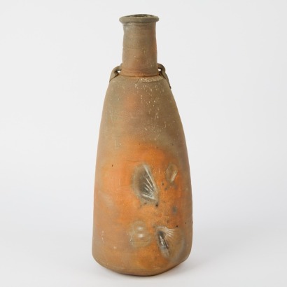 A Large Chester Nealie Anagama Fired Vase