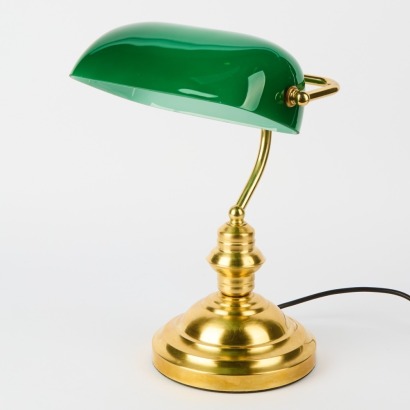 A Vintage Bankers Lamp