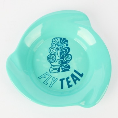 A Vintage Teal Airways Melamine Ashtray