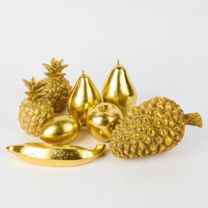 A Selection of Gold Toned Fruit