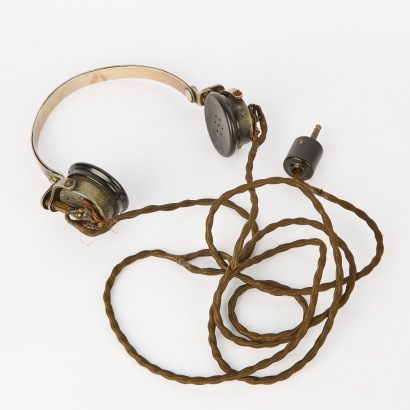 A Pair of British WW2 Military Headphones