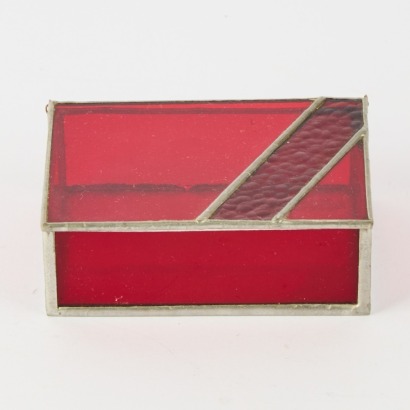 A Handmade Stained Glass Ornamental Box