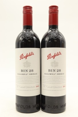 (2) 2015 Penfolds Bin 28 Kalimna Shiraz, South Australia [JR16.5]