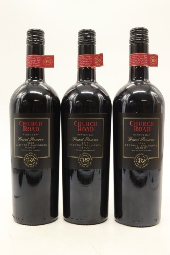 (3) 2013 Church Road Grand Reserve Cabernet Sauvignon - Merlot, Hawke's Bay [BC95]