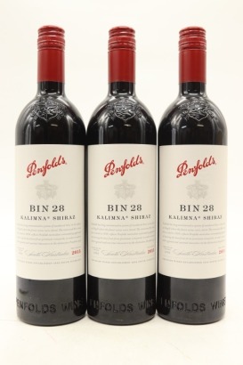 (3) 2015 Penfolds Bin 28 Kalimna Shiraz, South Australia [JR16.5]