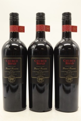 (3) 2013 Church Road Grand Reserve Cabernet Sauvignon - Merlot, Hawke's Bay [BC95]