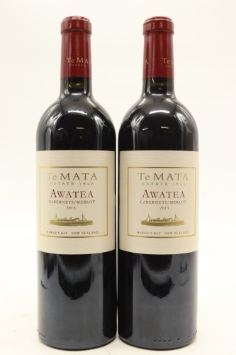 (2) 2013 Te Mata Estate 'Awatea' Cabernets Merlot, Hawke's Bay
