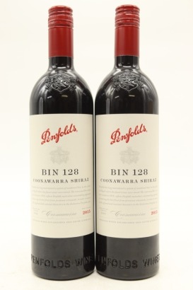 (2) 2015 Penfolds Bin 128 Shiraz, Coonawarra [JR17]