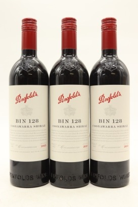 (3) 2015 Penfolds Bin 128 Shiraz, Coonawarra [JR17]