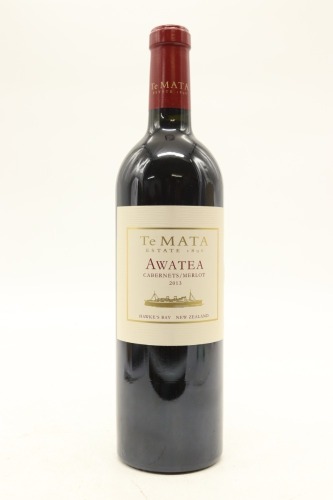 (1) 2013 Te Mata Estate 'Awatea' Cabernets Merlot, Hawke's Bay