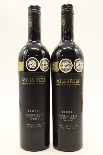 (2) 2013 Mills Reef Elspeth Cabernet - Merlot, Gimblett Gravels [BC95]