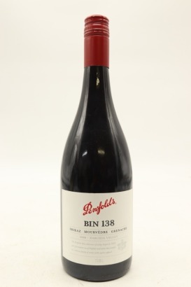 (1) 2008 Penfolds Bin 138 GSM Grenache - Shiraz - Mourvedre, Barossa Valley