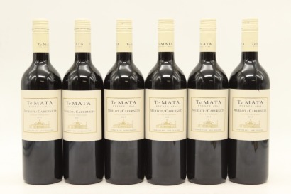 (6) 2013 Te Mata Estate Vineyards Merlot - Cabernet, Hawke's Bay