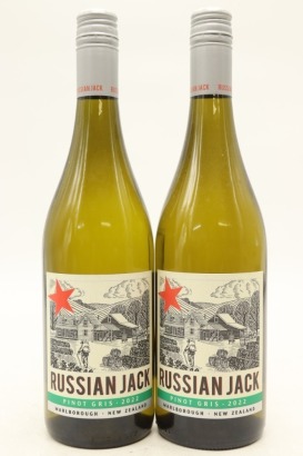 (2) 2022 Russian Jack Pinot Gris, Marlborough