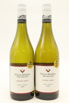 (2) 2022 Villa Maria Private Bin Pinot Gris, East Coast