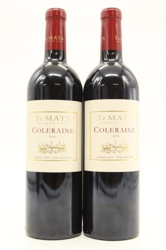 (2) 2018 Te Mata Estate Coleraine, Hawke's Bay