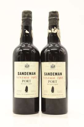 (2) 1963 Sandeman Vintage Port, Portugal