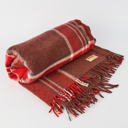 A Kaiapoi All Pure Wool Travel Blanket