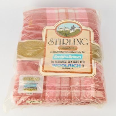A Pair of Stirling Smith & Brown Blankets in Original Packaging