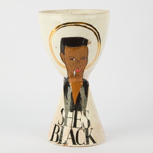 A Marita Green Large Chalice Entitled Holy c.2016