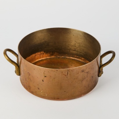 A St Clair Loop Handled Copper Pot