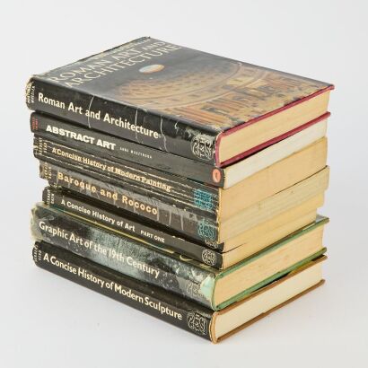 A Collection of Eight Art Books