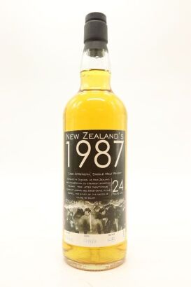 (1) The New Zealand Collection 'Touch Pause Engage' 1987 24 Year Old Cask Strength Single Malt New Zealand Whisky, 52.6% ABV, 750ml