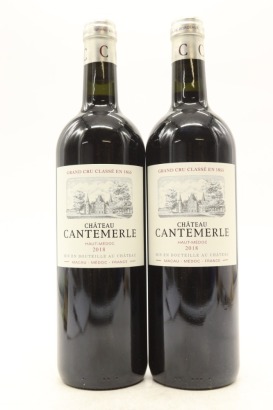 (2) 2018 Chateau Cantemerle, Haut-Medoc [JR16.5]