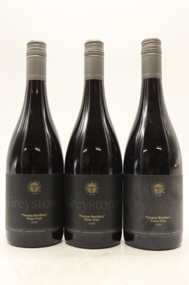 (3) 2020 Greystone Wines 'Thomas Brothers' Pinot Noir, Waipara