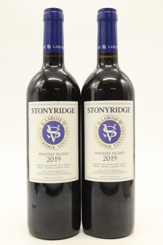 (2) 2019 Stonyridge Vineyard Larose, Waiheke Island [JR17]