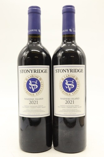 (2) 2021 Stonyridge Vineyard Larose, Waiheke Island [JR17]