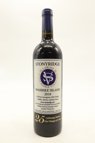 (1) 2010 Stonyridge Vineyard Larose, Waiheke Island [JR17]