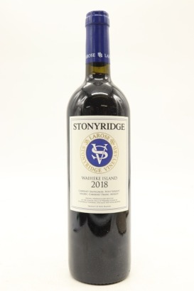 (1) 2018 Stonyridge Vineyard Larose, Waiheke Island [JR17]