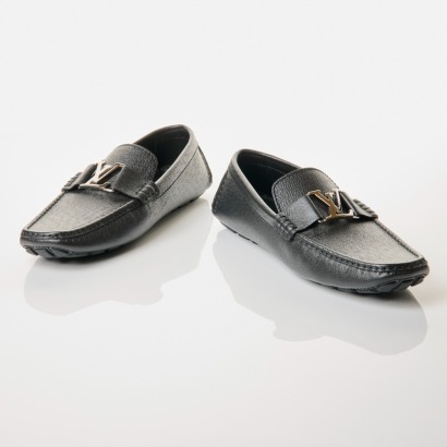 Louis Vuitton, Mens Black Loafer, Size 8 1/2